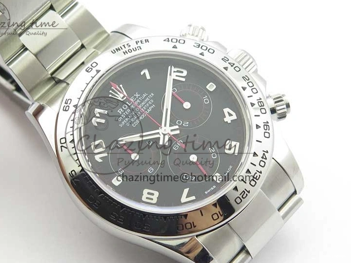 Bracelet Edition 1:1 Daytona Case 116509 Best SS 904L Dial and Noob Black SS SA4130 V3 0513